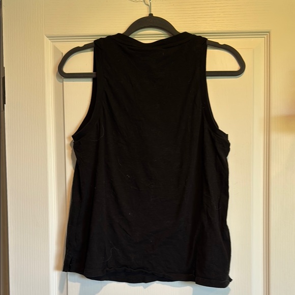 Maeve Black Tank Top with Silver Embroidery - Picture 5 of 5